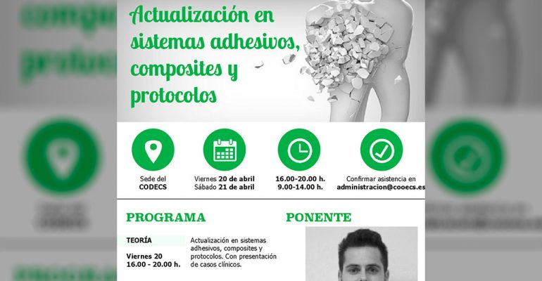 Curso teórico-práctico Actualización en sistemas adhesivos, composites y protocolos – Castellón